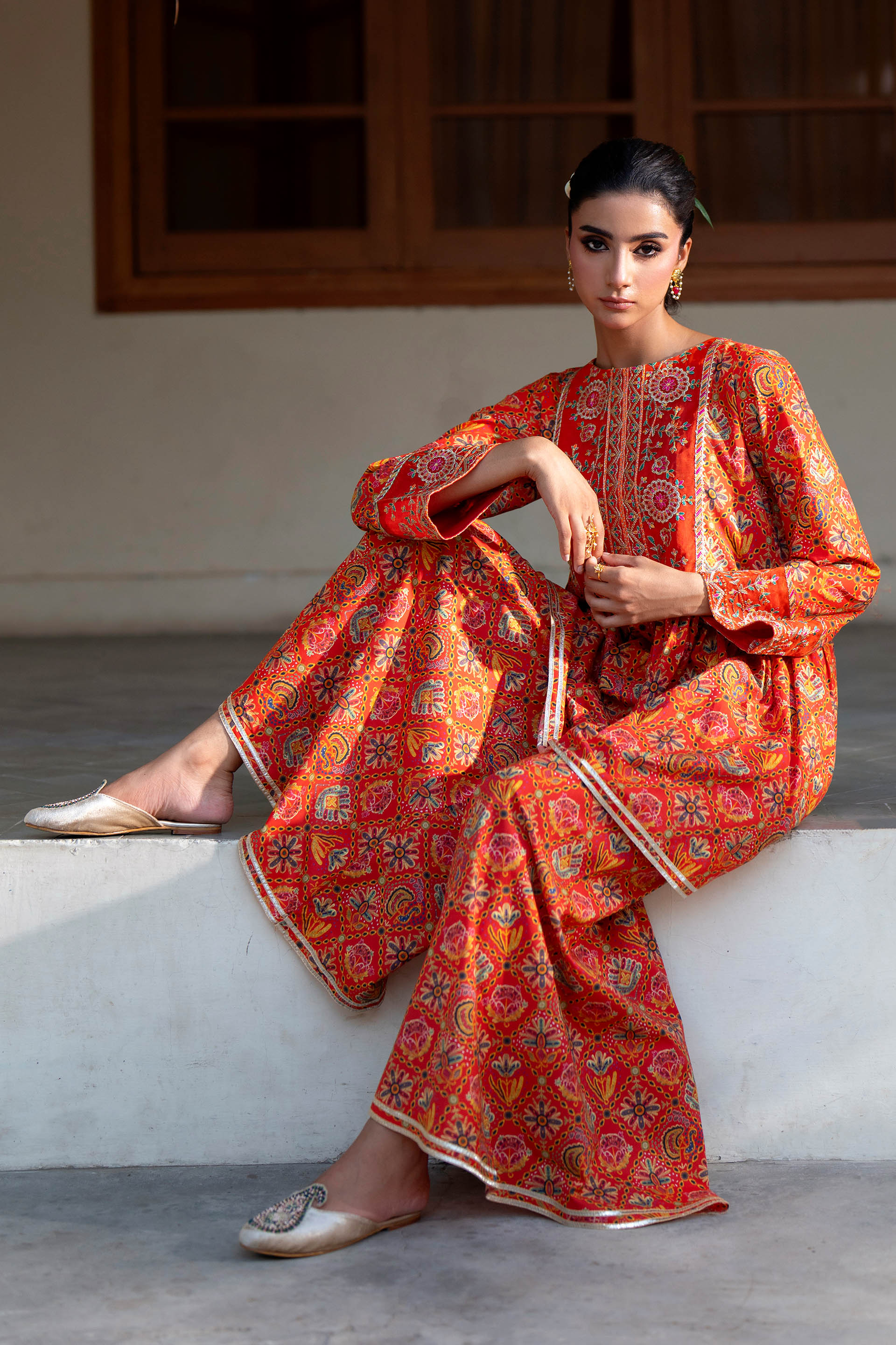 2 Piece Cambric Suit (TR1202)