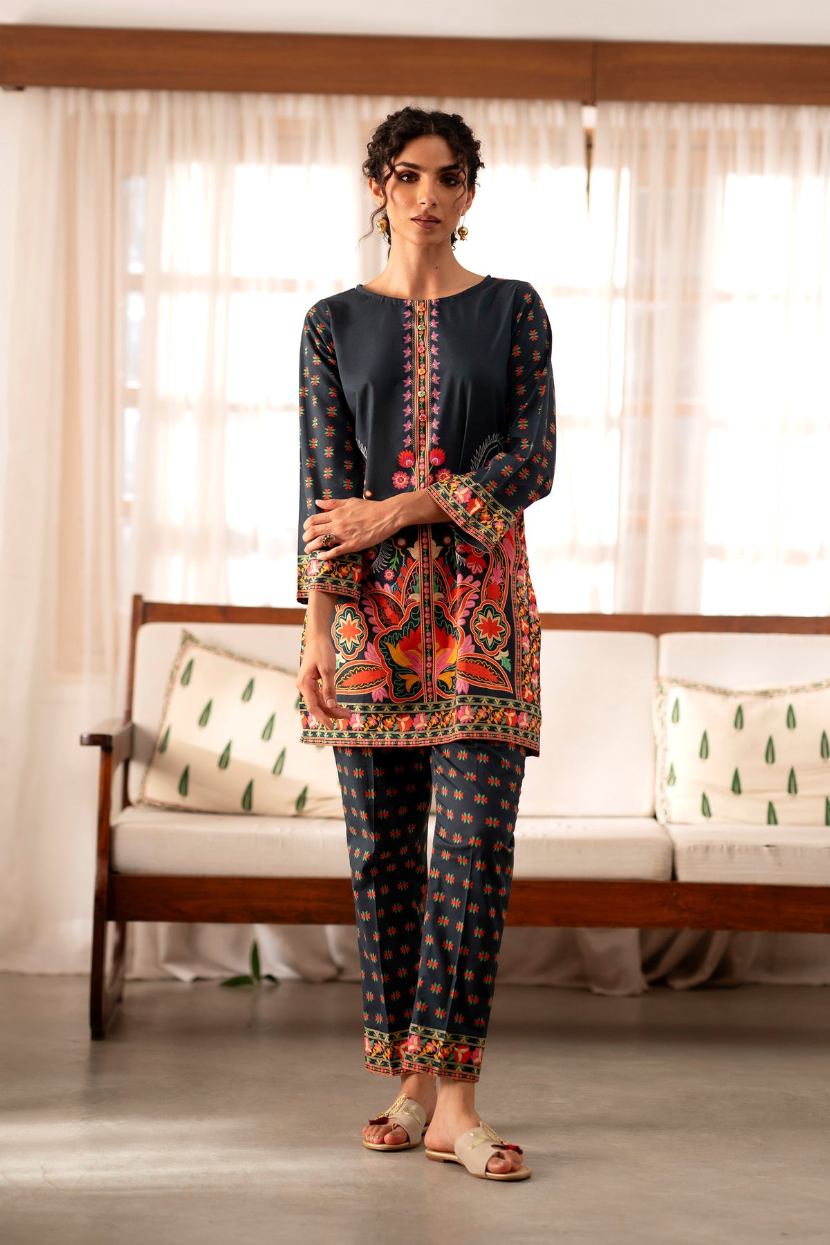 2 Piece Cambric Suit (TR1206)