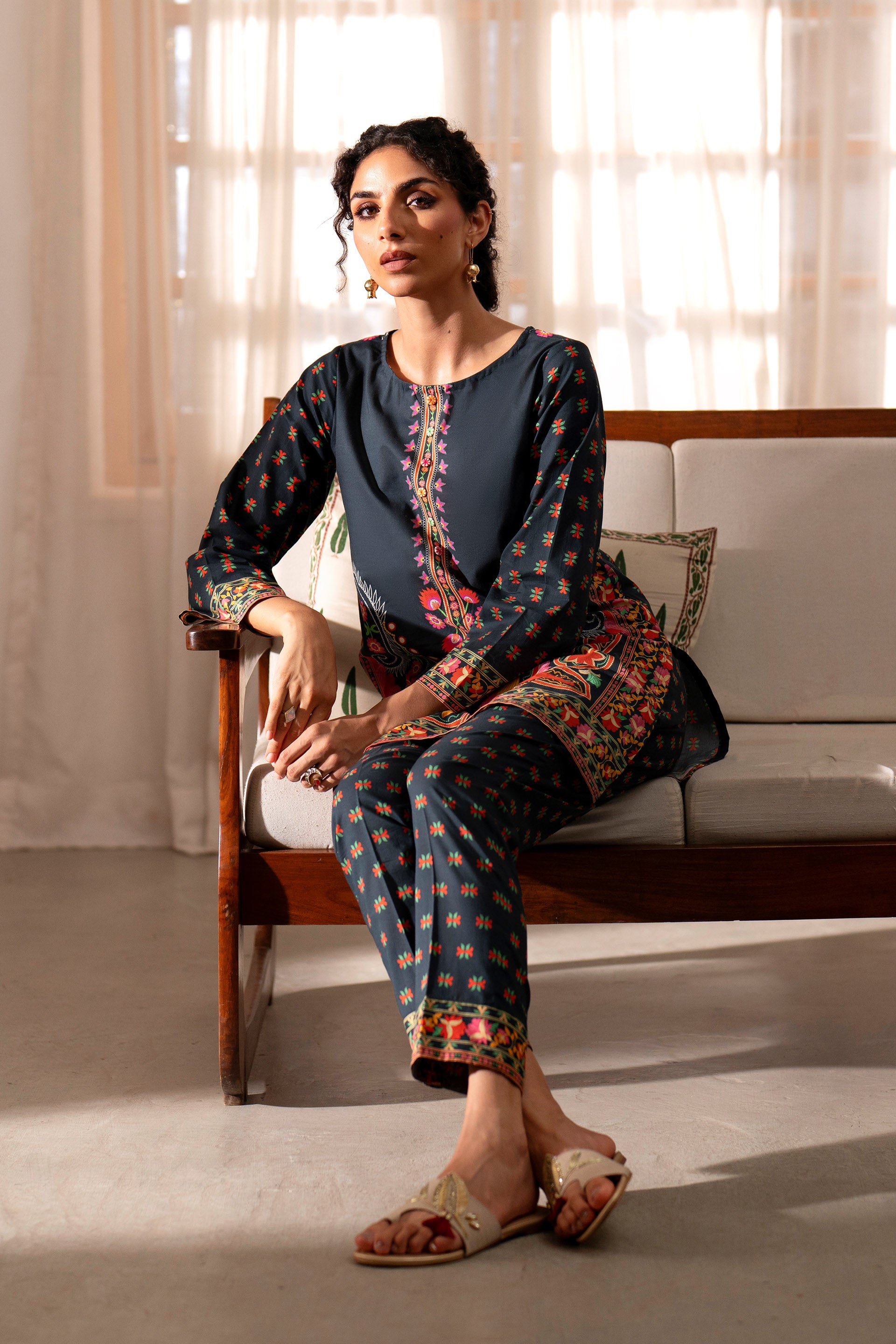 2 Piece Cambric Suit (TR1206)