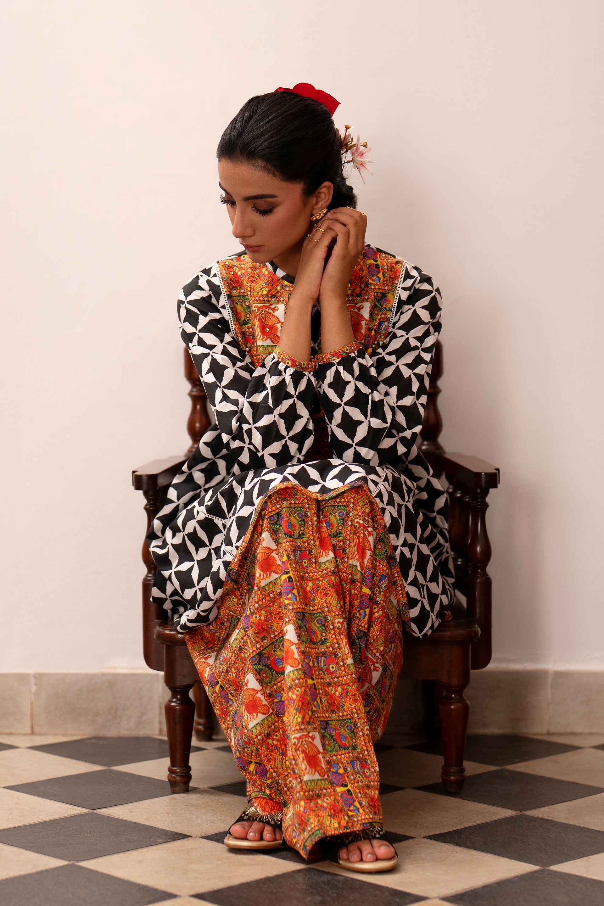 1 Piece Cambric Shalwar (CZ3315)