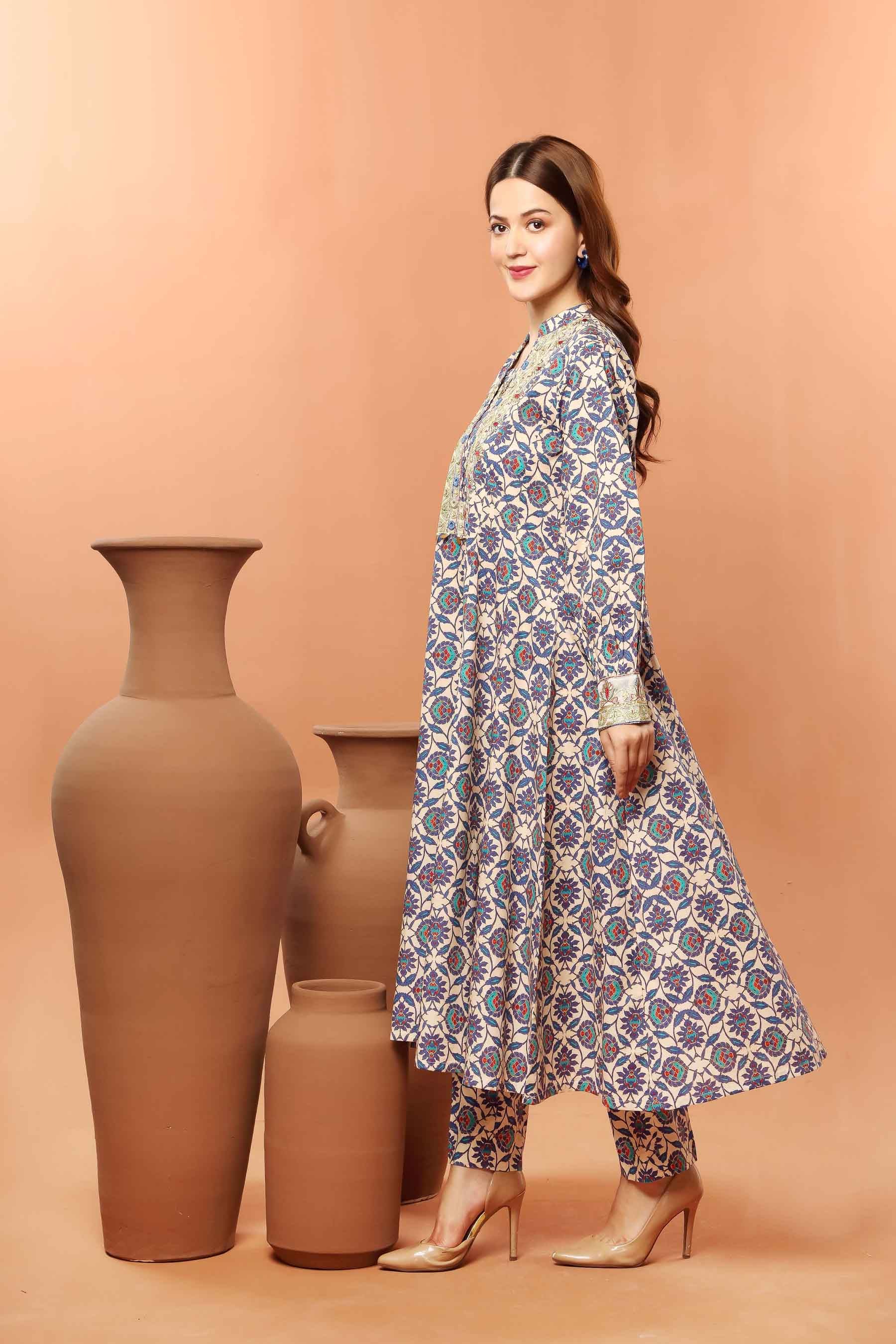 Blue Ethnic Jaal (TR1056)