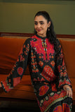 Ajrak Print: 1 Piece Top in Multi Raw Silk (TR1085)