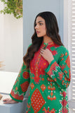 Green Print: 1 Piece Top in Multi Lawn (TR1091)