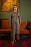 Maroon Paisley: 2 Piece Suit in Multi Cambric (TR1136)