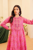 Pink Festive Chunri: 1 Piece Frock in Multi Lawn (TR1157)