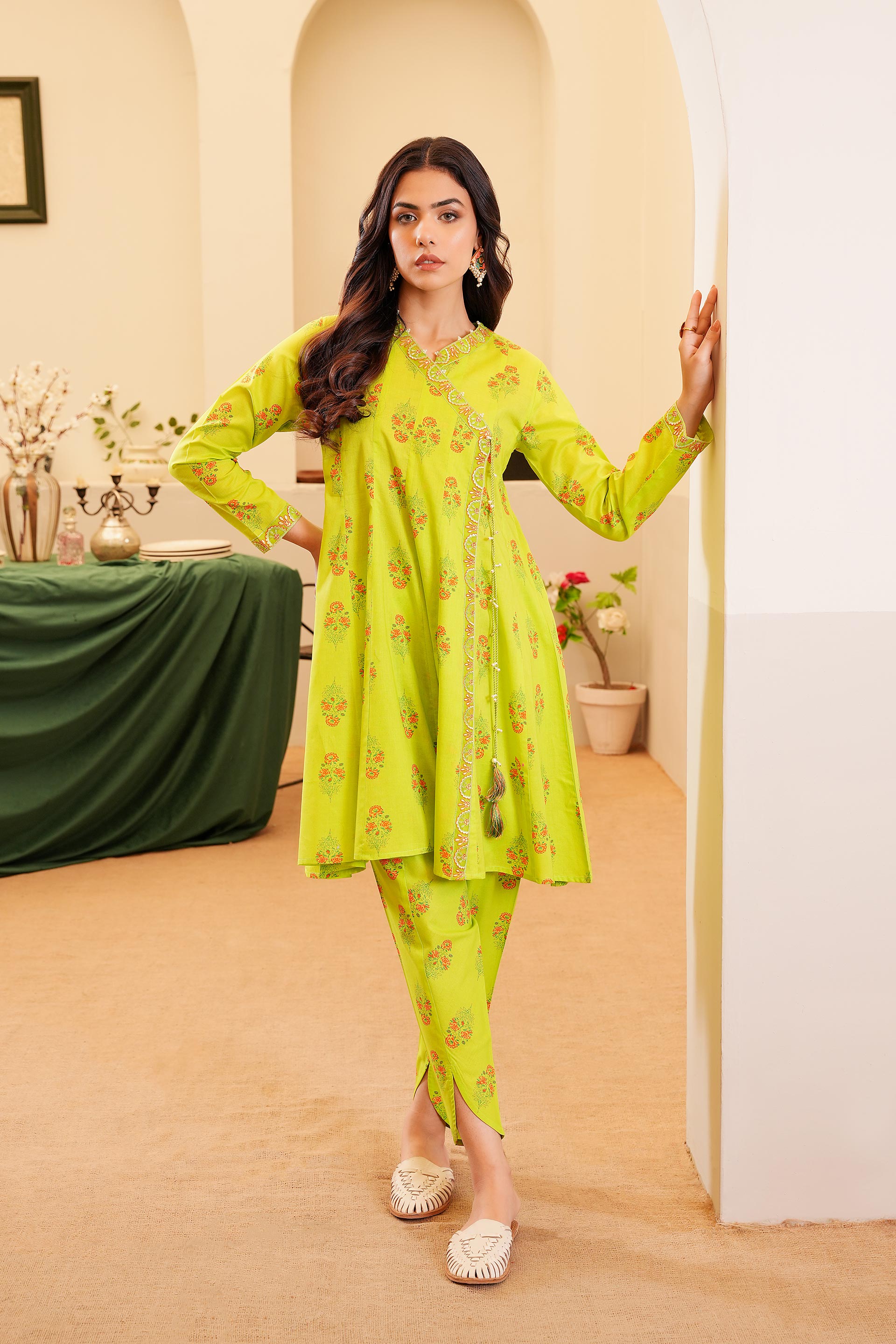 Maham: 1 Piece Frock in Multi Lawn (TR1160)