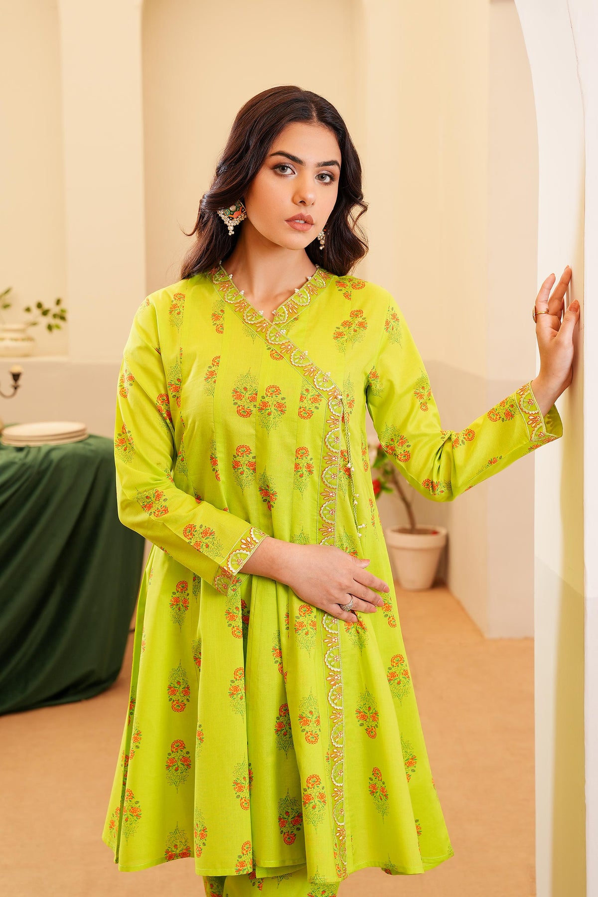 Maham: 1 Piece Frock in Multi Lawn (TR1160)