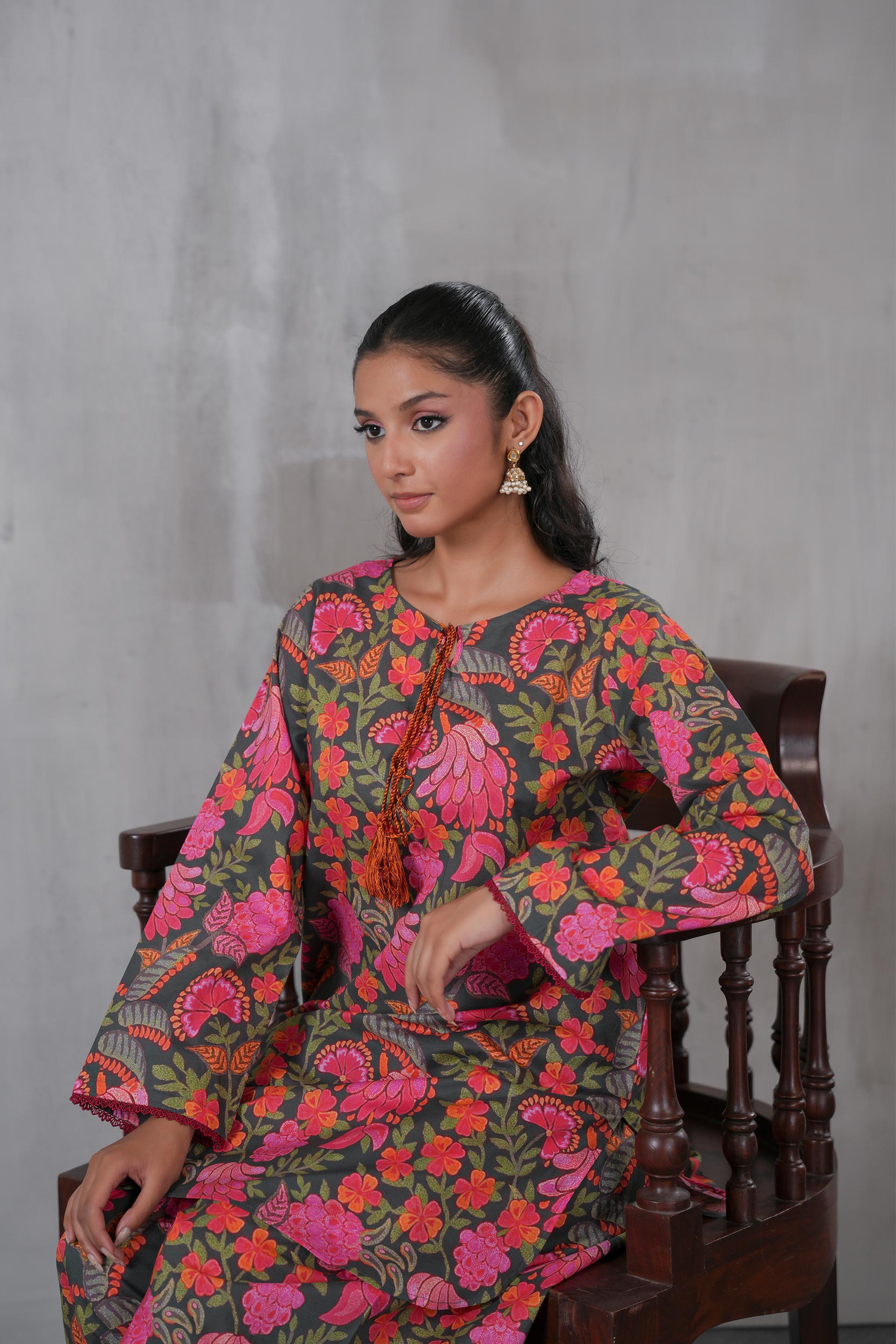 2 Piece Cambric Suit (TR1201)