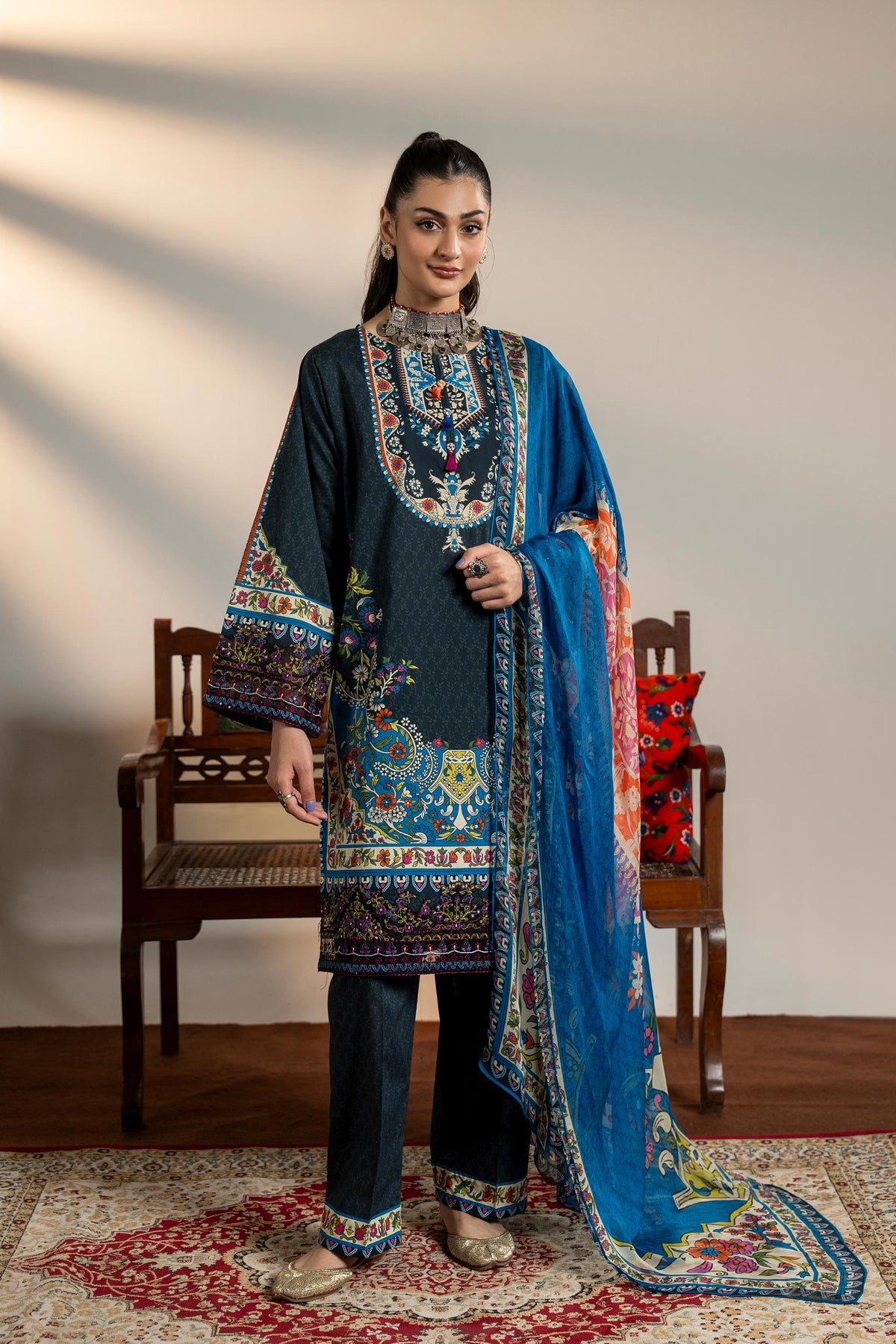 3 Piece Suit Cambric Suit (TR1205)