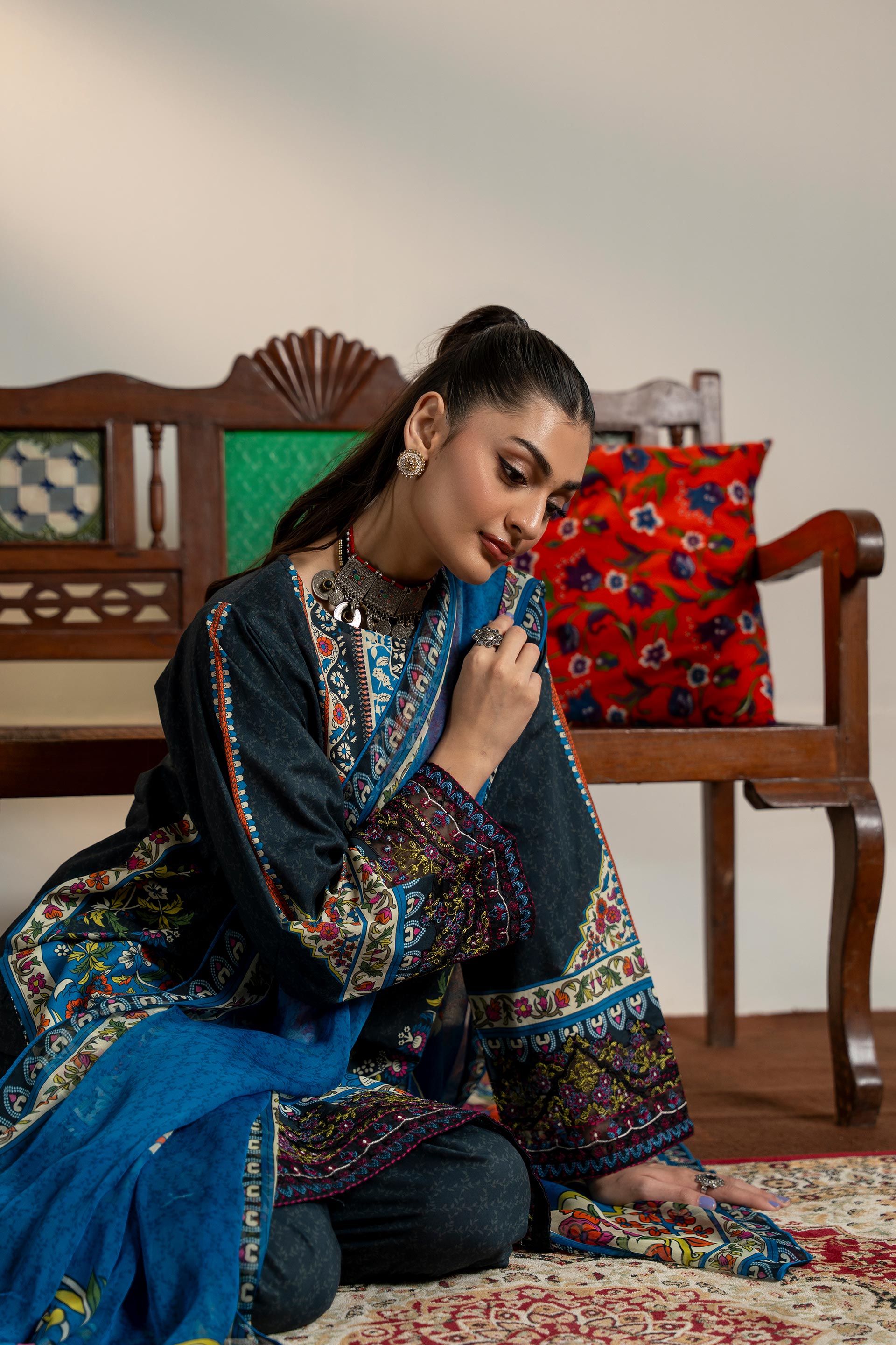 3 Piece Suit Cambric Suit (TR1205)