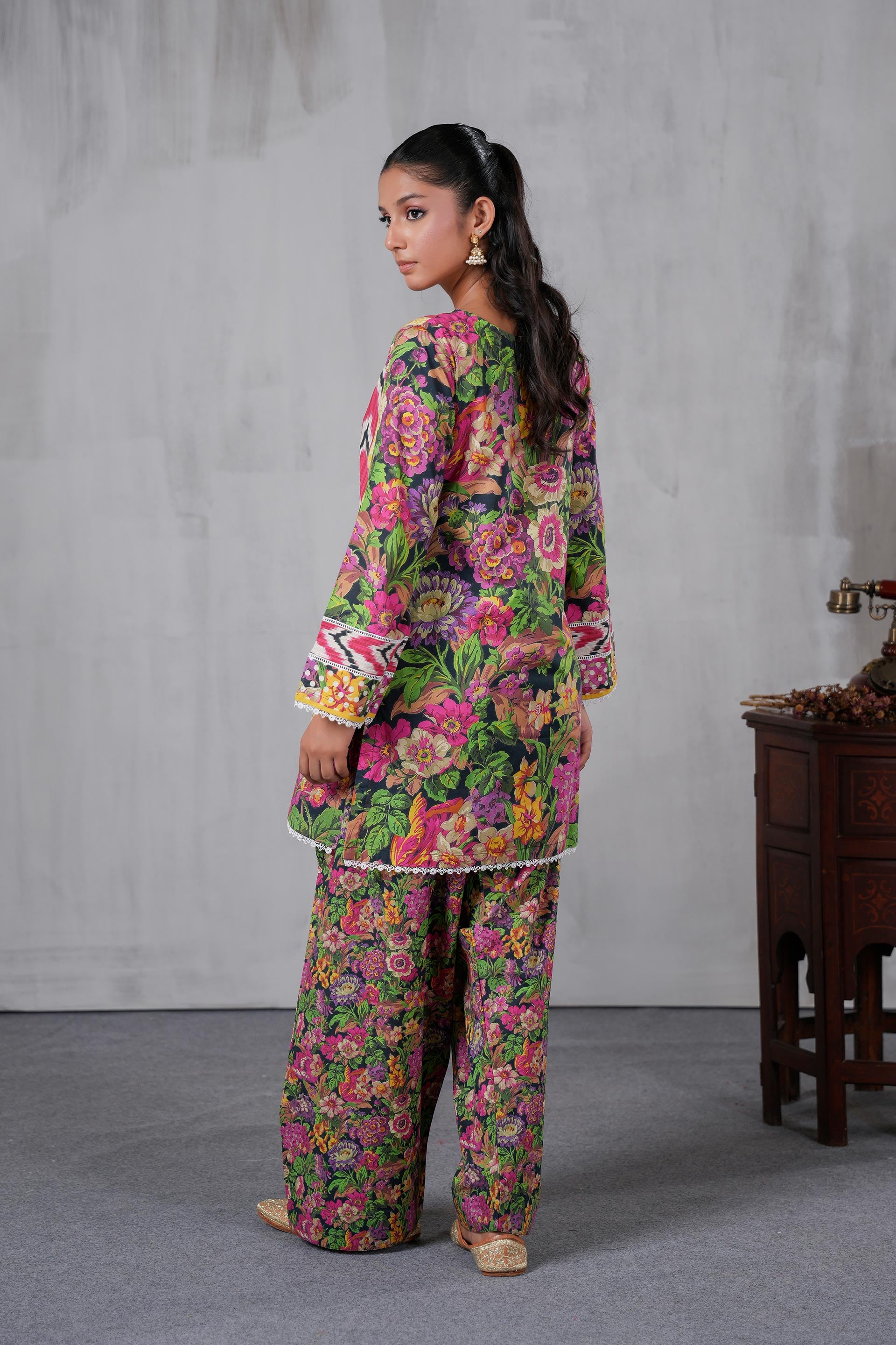 2 Piece Cambric Suit (TR1208)