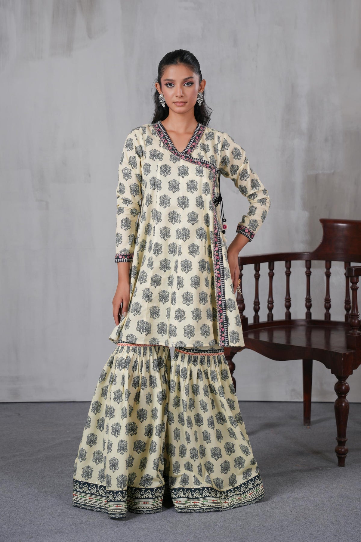 2 Piece Cambric Suit (TR1211)