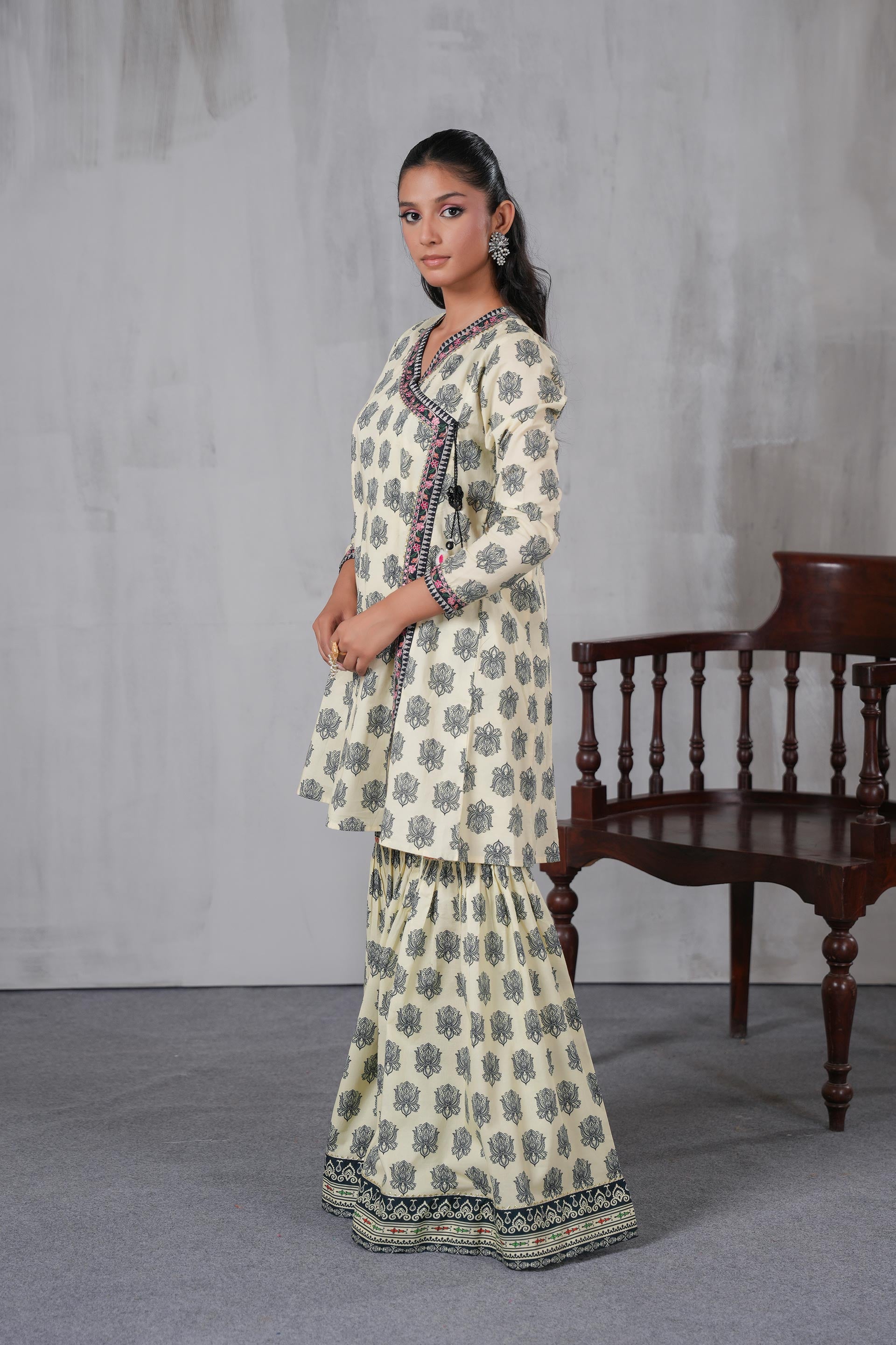 2 Piece Cambric Suit (TR1211)