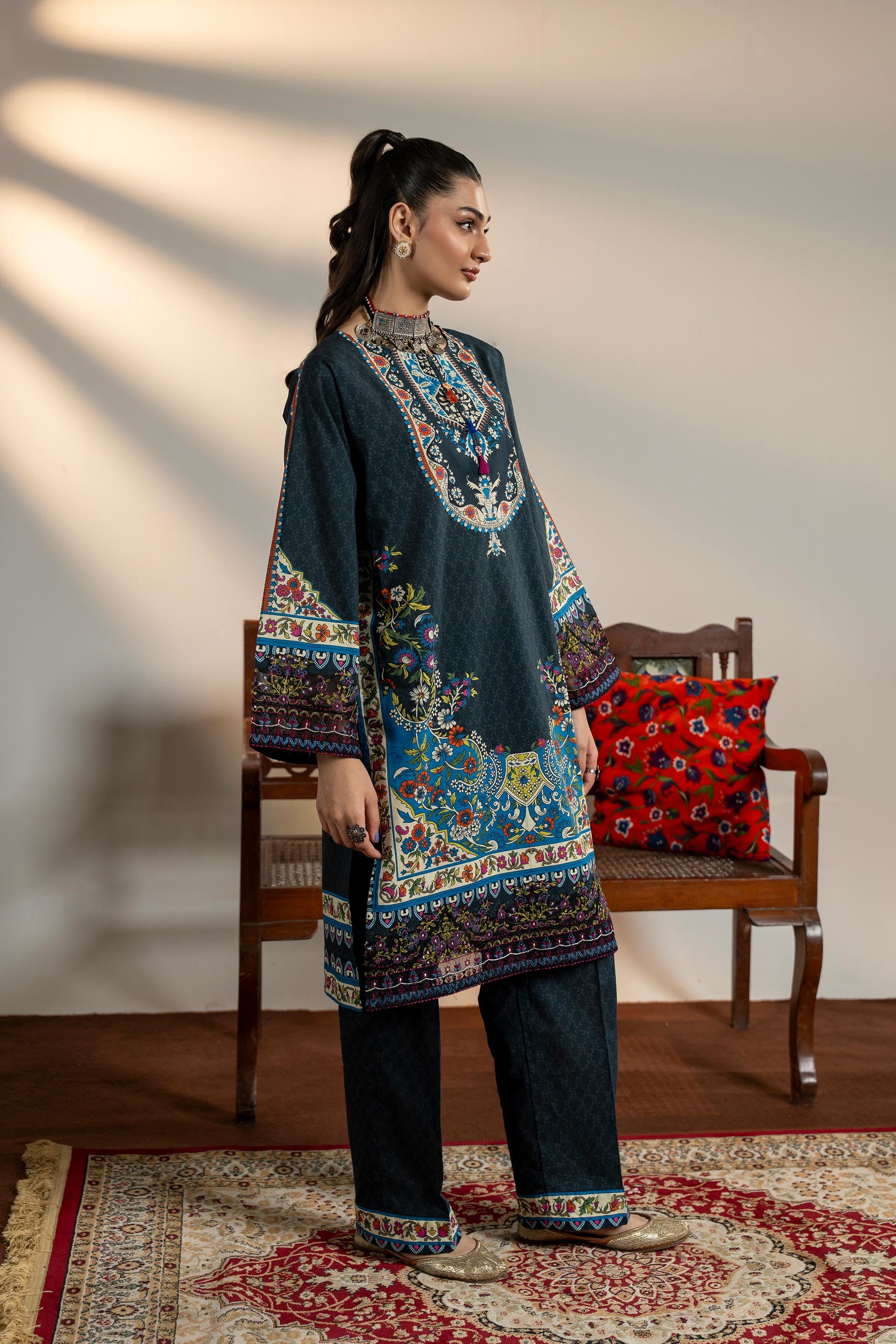 2 Piece Cambric Suit (TR1214)