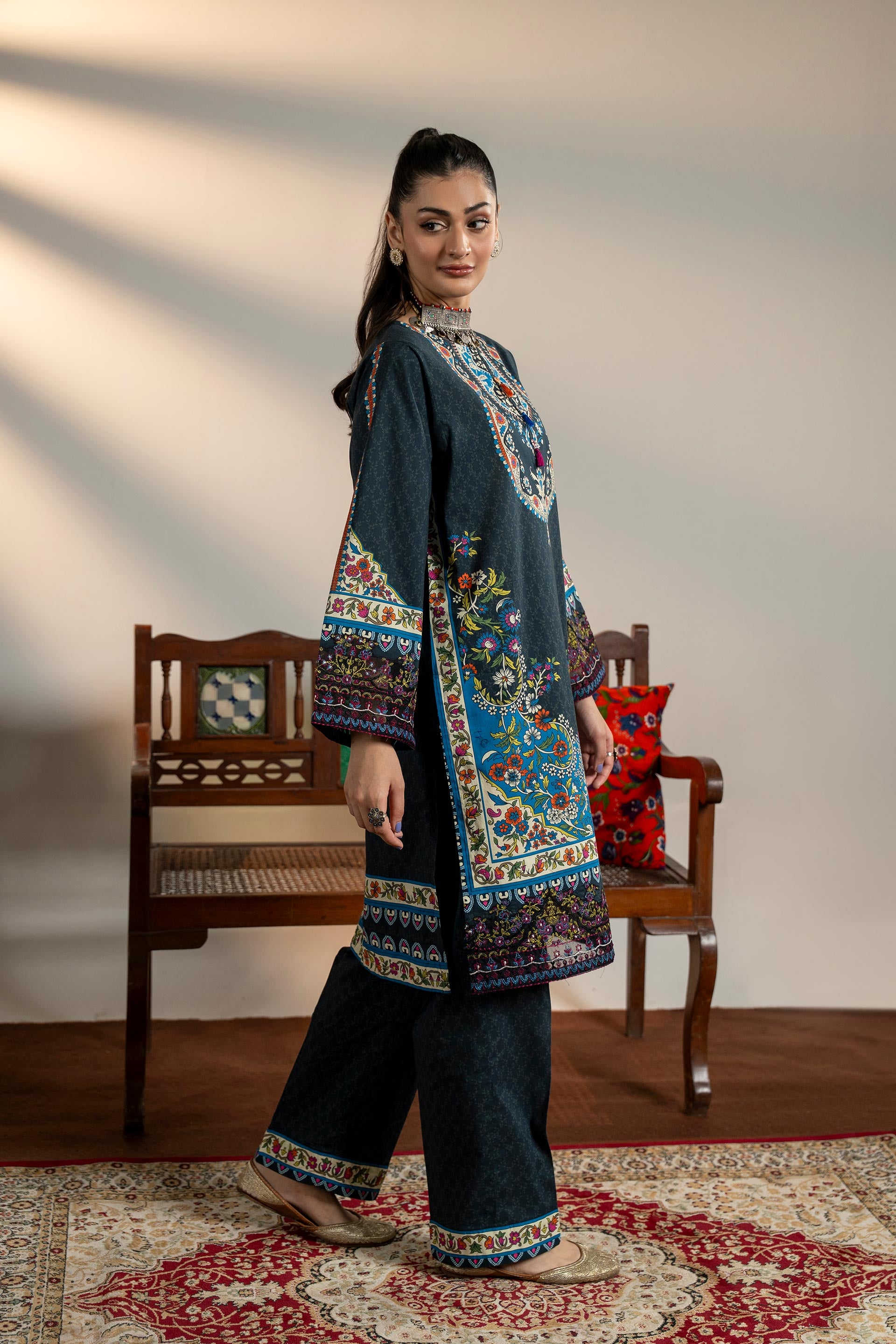 2 Piece Cambric Suit (TR1214)