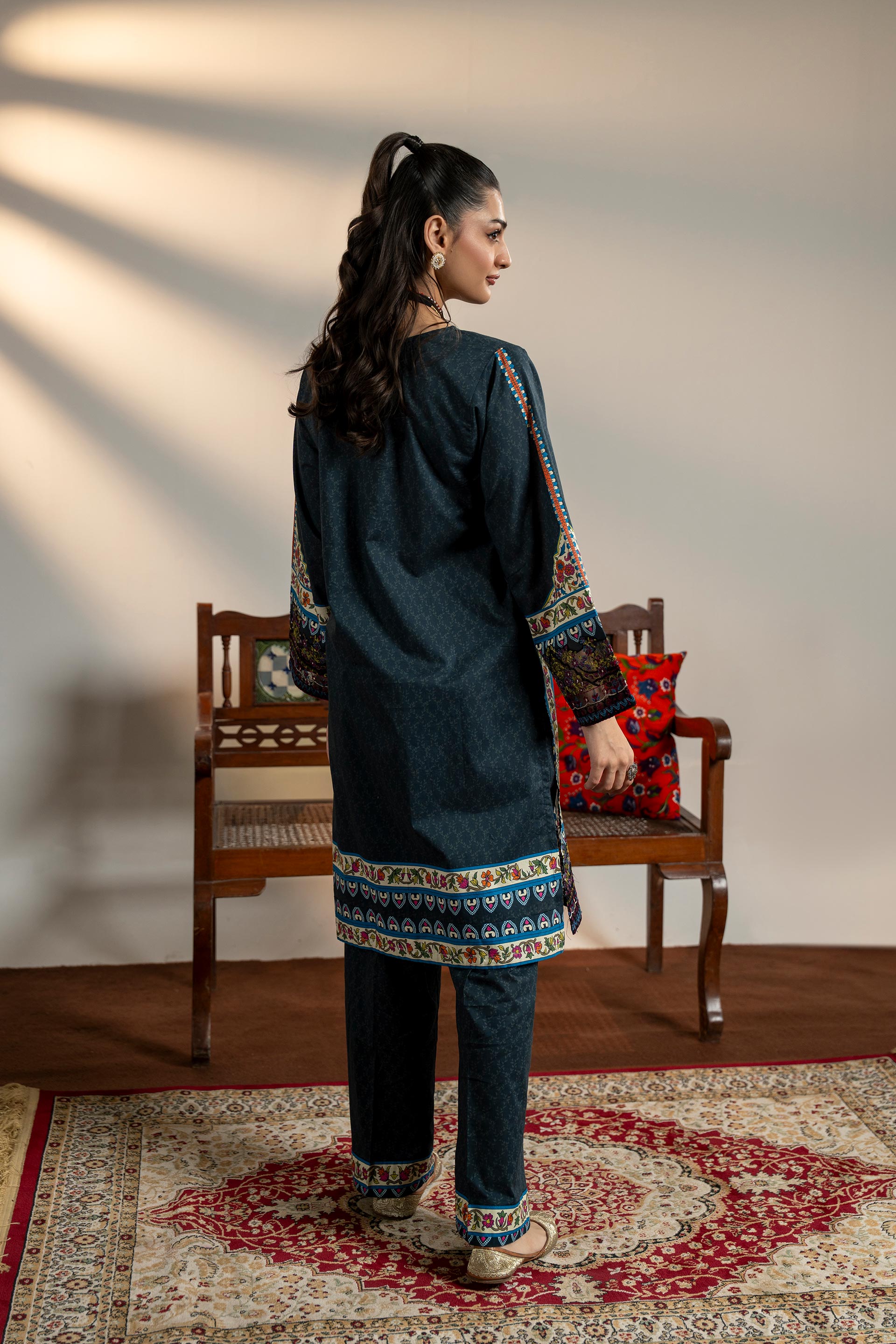 2 Piece Cambric Suit (TR1214)