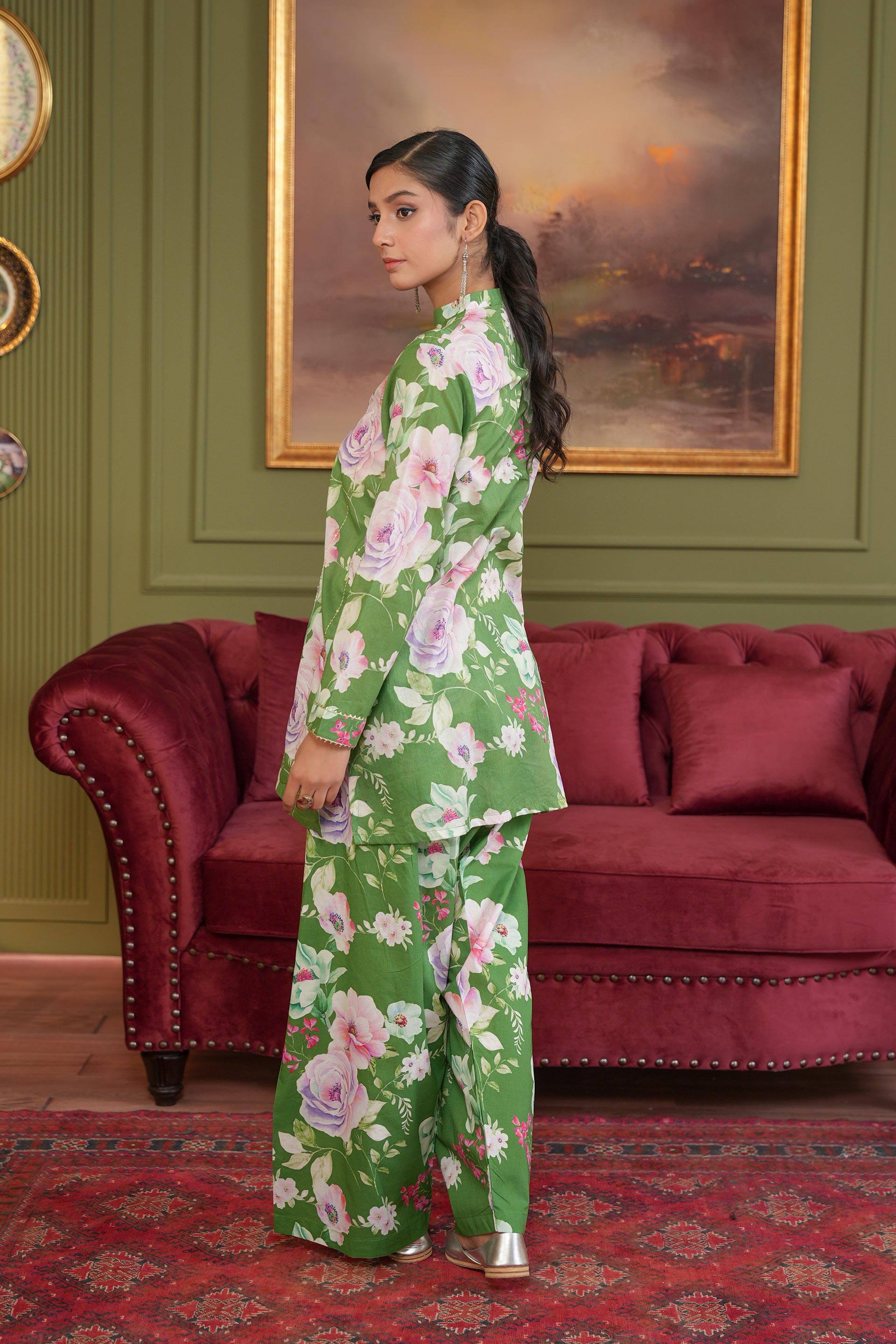 2 Piece Lawn Suit (TR1217)