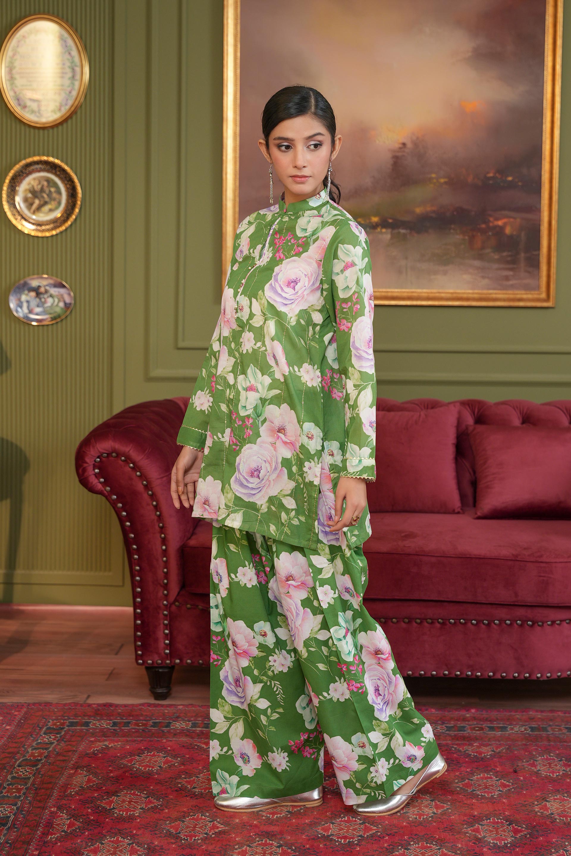 2 Piece Lawn Suit (TR1217)