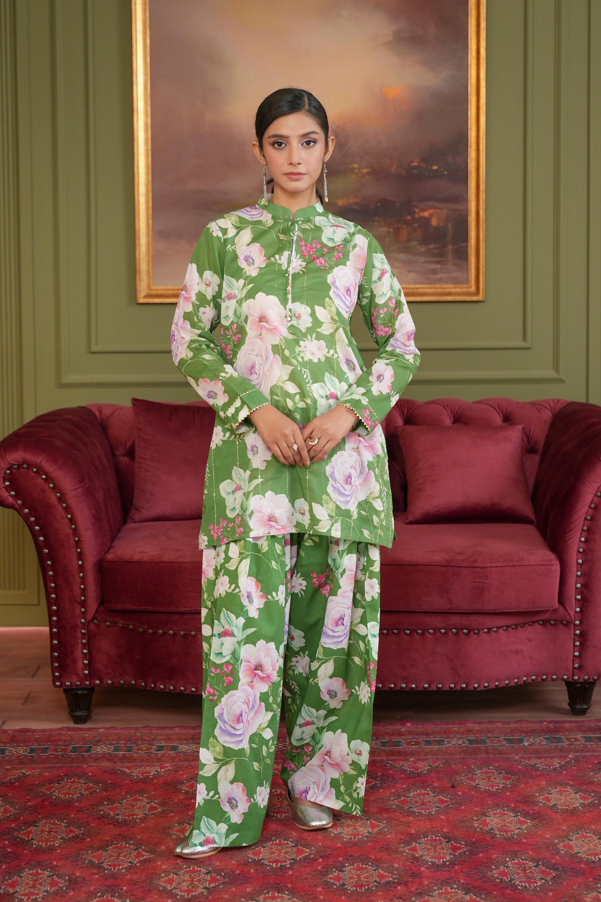 2 Piece Lawn Suit (TR1217)