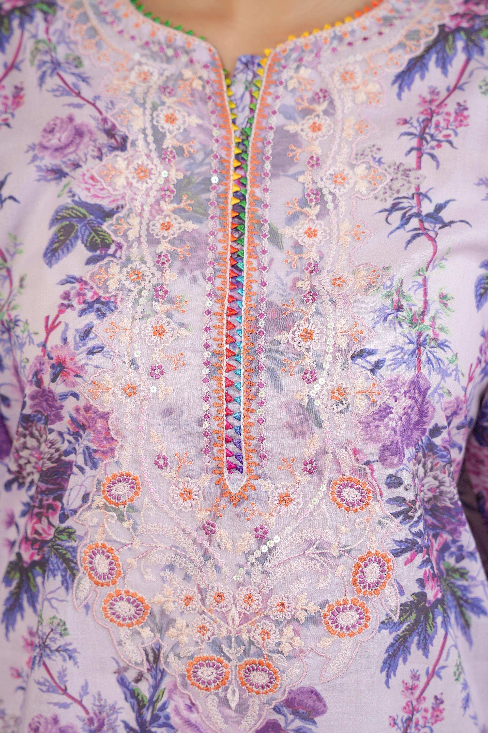 2 Piece Lawn Suit (TR1218)