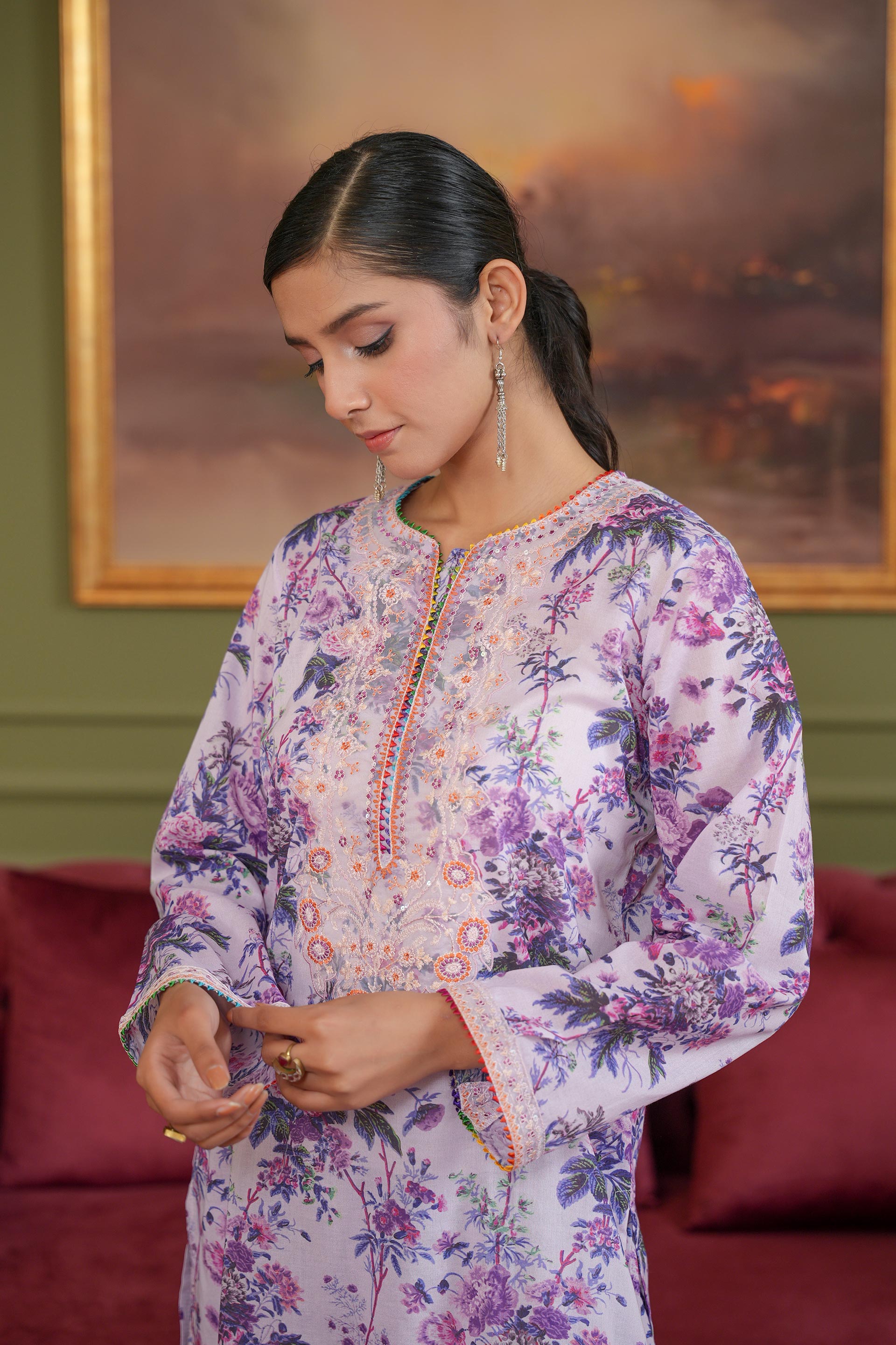 2 Piece Lawn Suit (TR1218)