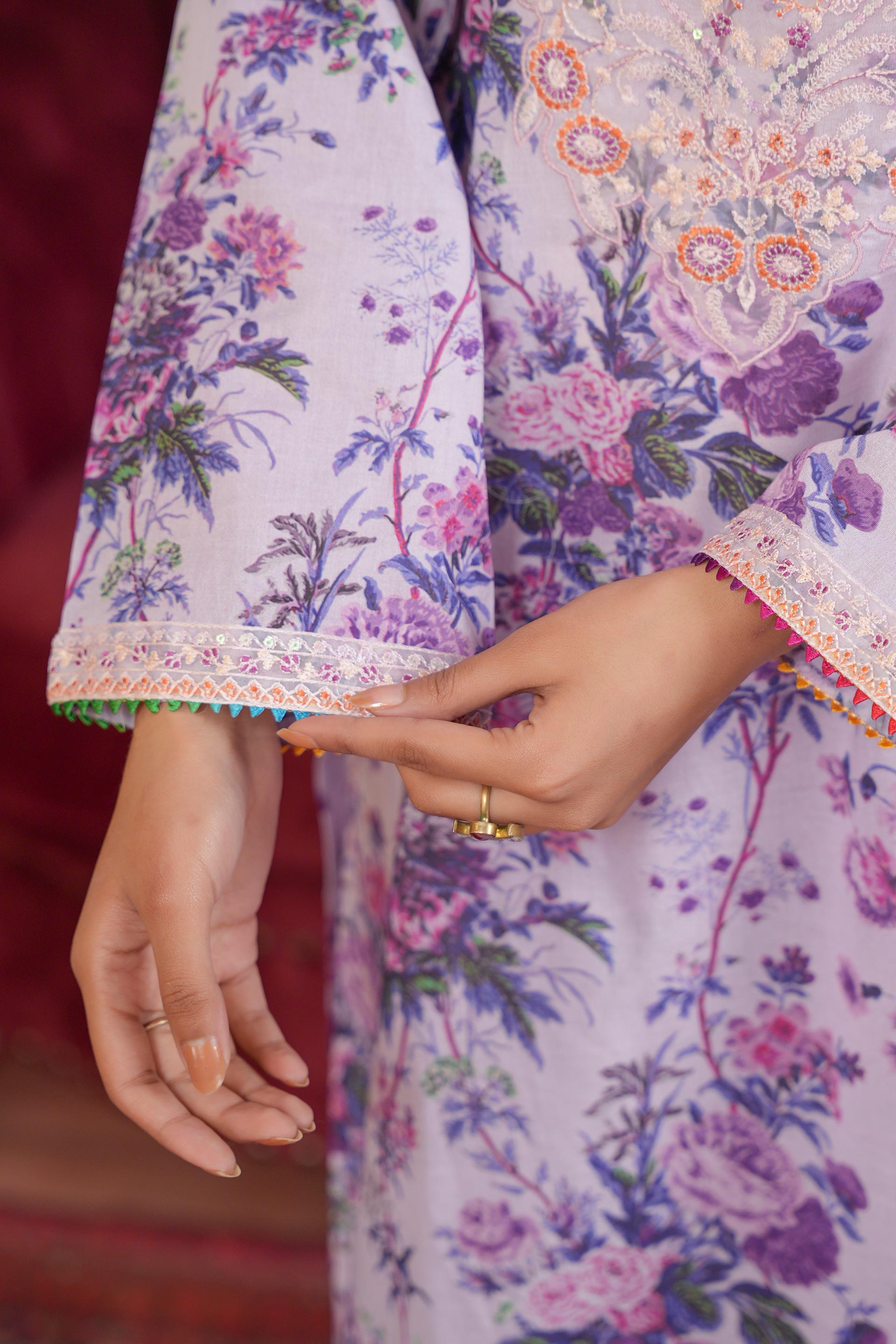 2 Piece Lawn Suit (TR1218)