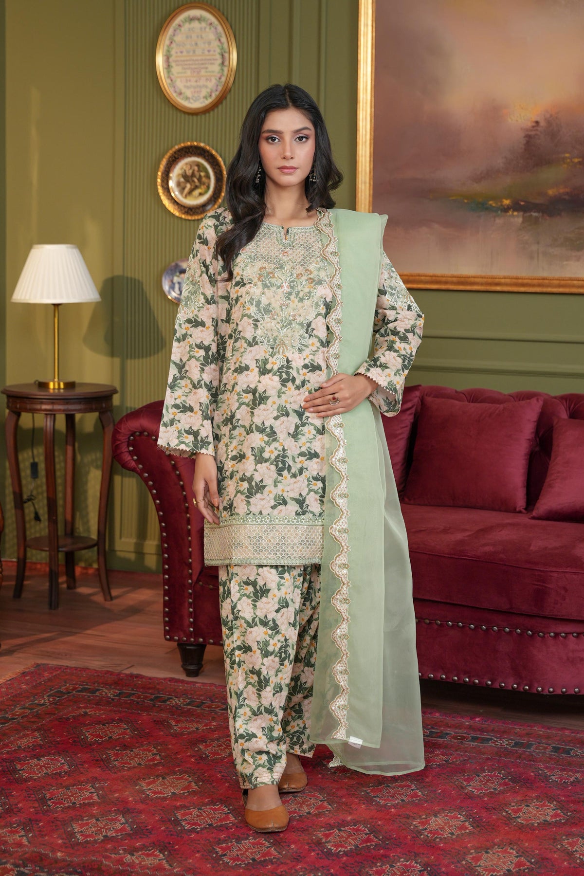 3 Piece Suit Lawn Suit (TR1220)