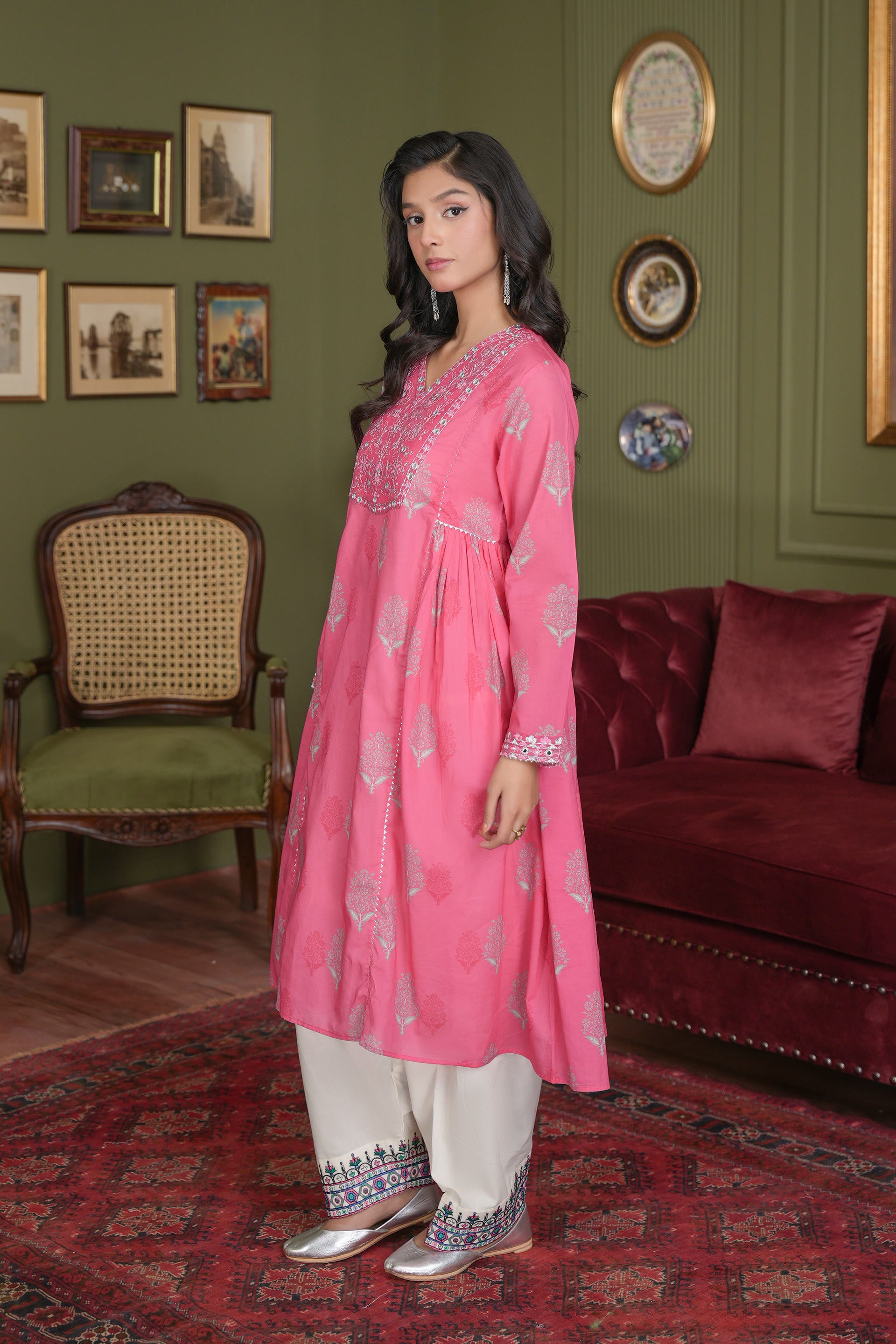1 Piece Lawn Frock (TR1222)