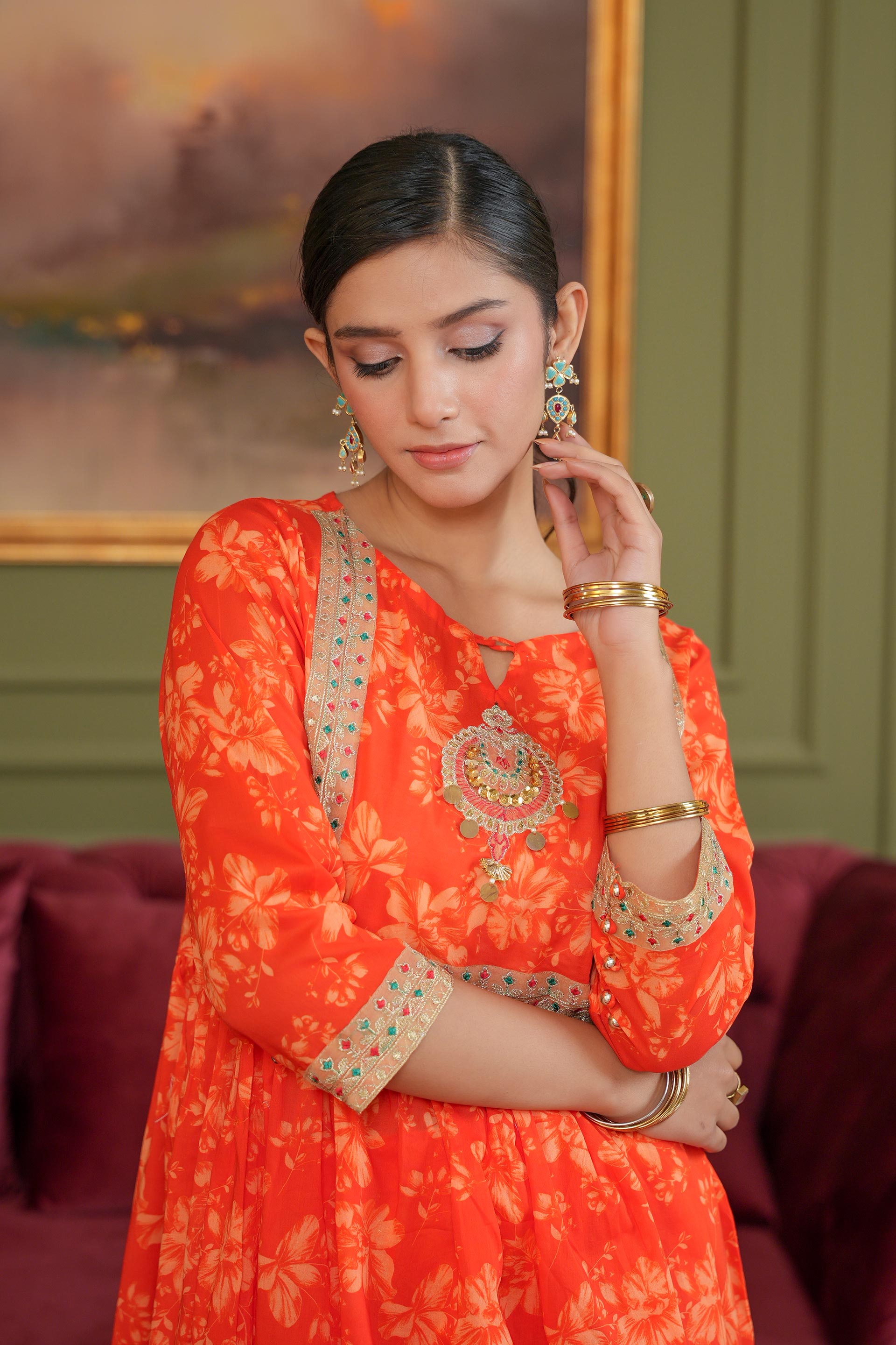 2 Piece Lawn Suit (TR1226)