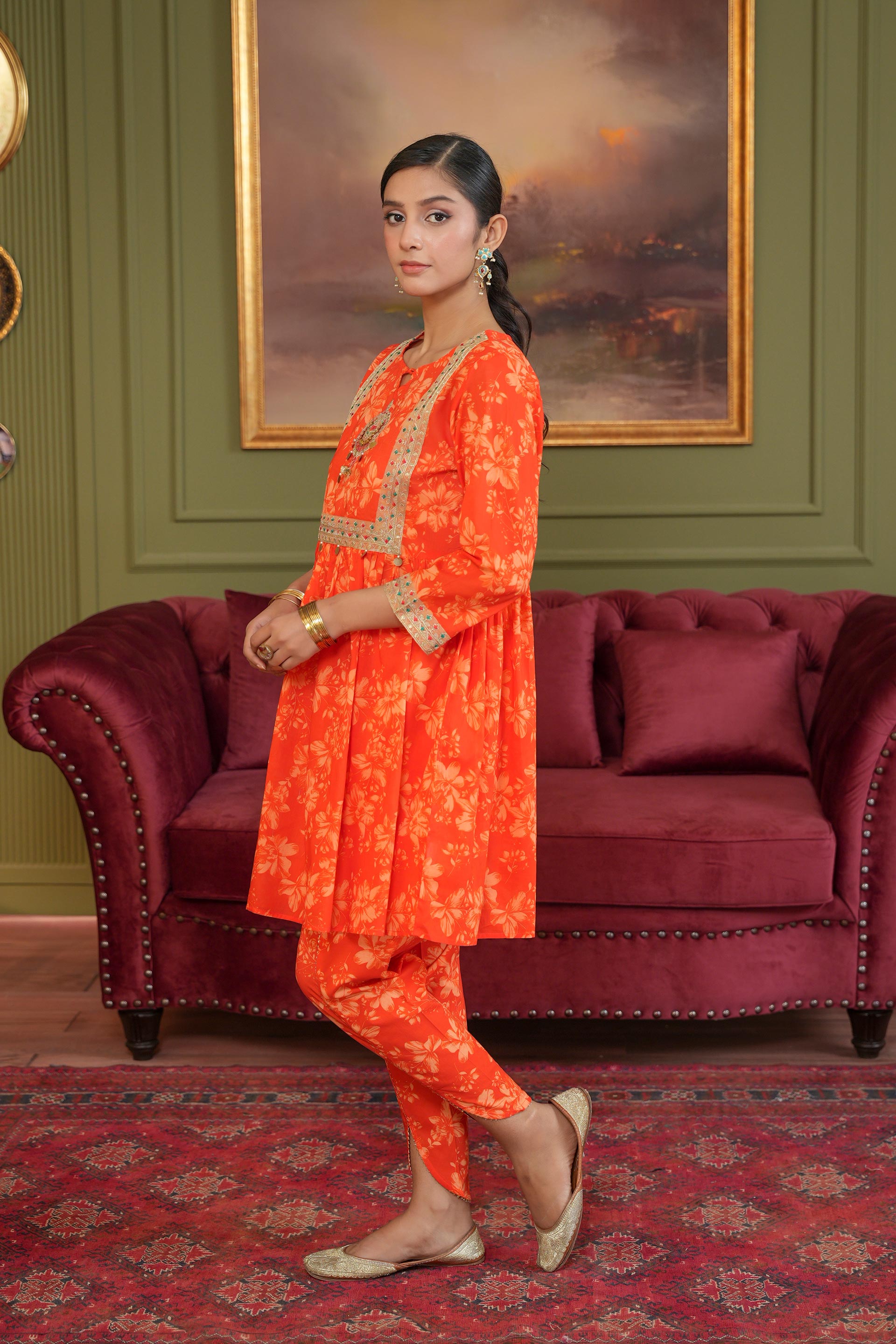 2 Piece Lawn Suit (TR1226)