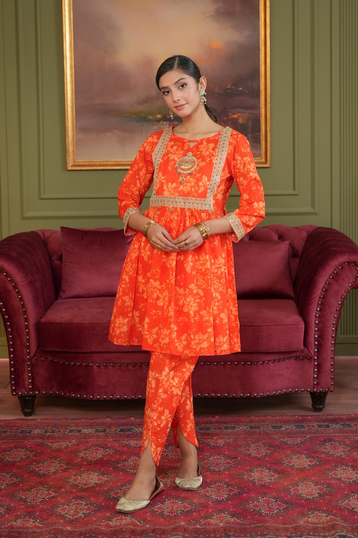2 Piece Lawn Suit (TR1226)