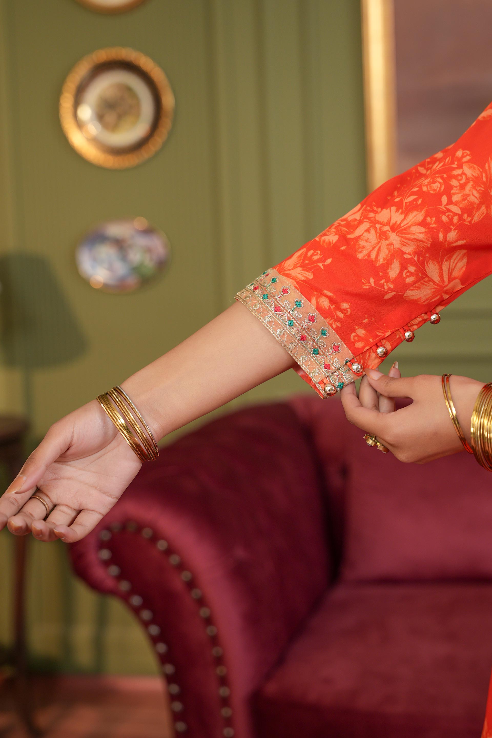 2 Piece Lawn Suit (TR1226)