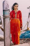 Red And Orange Frock Sl (CR2900)