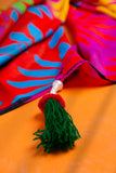 Color Block Floral Ll in Multi coloured Pak Raw Silk fabric 2