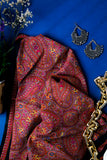 Antique Paisley Ll in Multi coloured Pak Raw Silk fabric 2