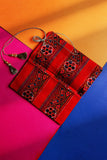 Gujrati Print in Multi coloured Cambric fabric