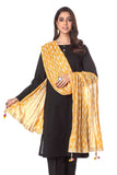 Offwhite Phool in Mustard coloured Printed Lawn fabric 3