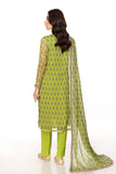 Green Block Shirt in Multi coloured Pak Chiffon Printed fabric 3