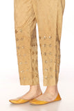 Star Trouser in Beige coloured Pak Raw Silk fabric 2