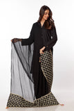 Tilla Jaal in Black coloured Printed Lawn fabric 2