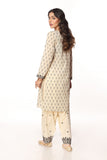 Monocrome Sheesha in Off White coloured Printed Lawn fabric 3