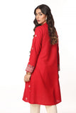 Offwhite Booti in Red coloured Printed Lawn fabric 3