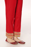 Organza Bail in Red coloured Printed Lawn fabric 3