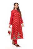 Red Paisley Frock (CR2660)