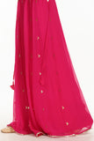 Gold Samosa in Pink coloured Printed Lawn fabric 3