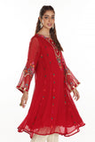 Red Mehrab 1 in Red coloured Printed Lawn fabric 2